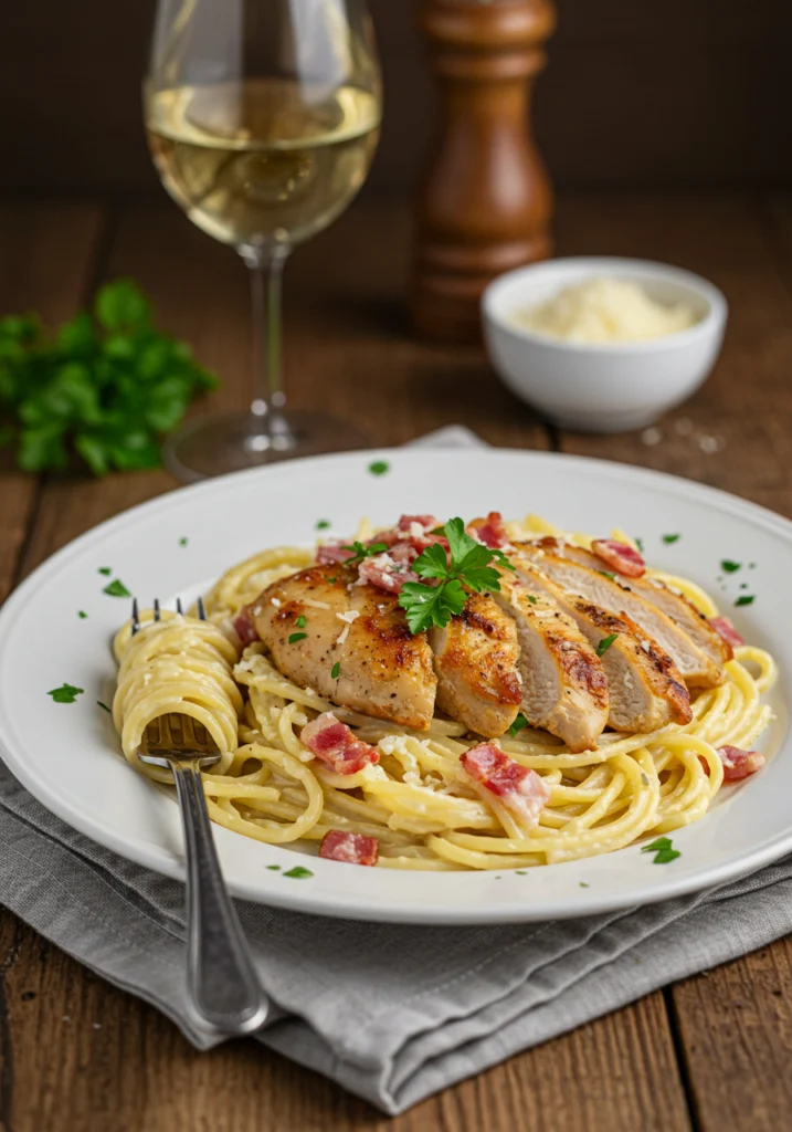 chicken carbonara recipe
