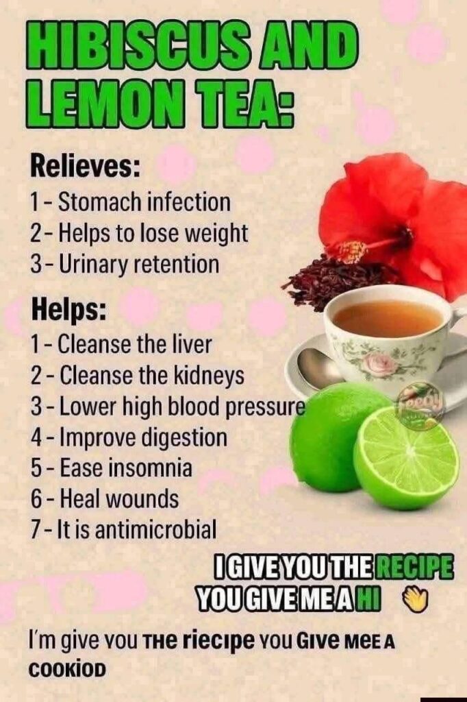 Hibiscus and Lemon Tea