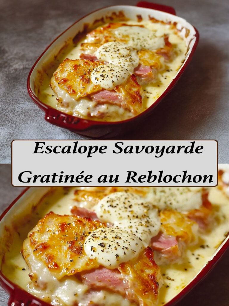 Escalope Savoyarde Gratinée au Reblochon