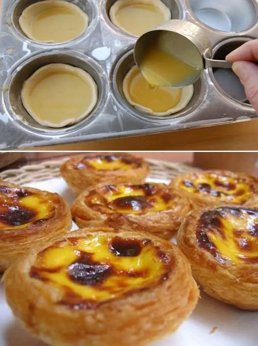 Tartelettes Portugaises à la Crème aux Œufs