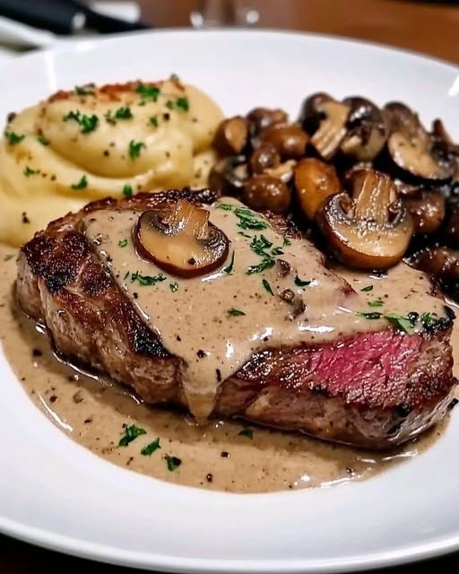 Filet en 20 Minutes – Filet Mignon au Boursin et Champignons