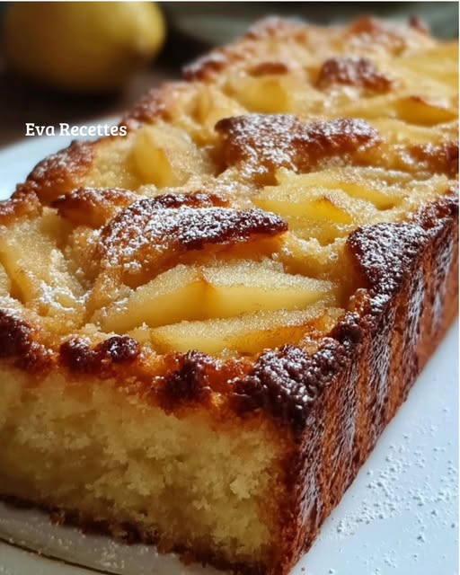 Cake aux pommes fondantes : la recette facile et irrésistible
