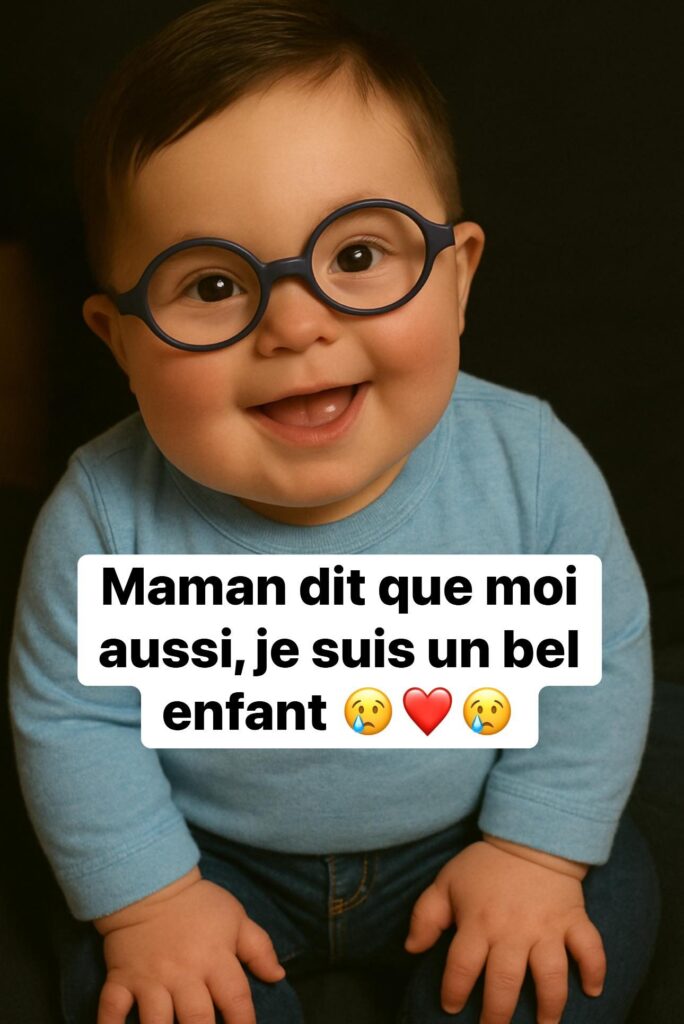 Maman me dit toujours que je suis beau.