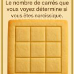 Le nombre de carrés que vous voyez détermine si vous êtes narcissique.