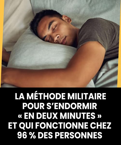 La méthode militaire pour s’endormir « en deux minutes » et qui fonctionne chez 96 % des gens
