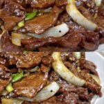 Sauté chinois de bœuf et d’oignons