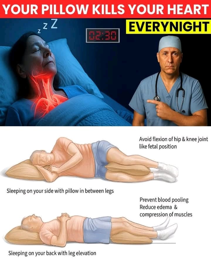 Most People Sleep Wrong — The Pillow Mistake Damaging Your Heart